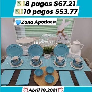 20 pice dinner set; baker white and surprise gift